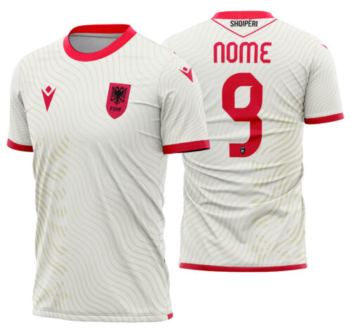 Arte Vetor Camisa Albânia visita 2026