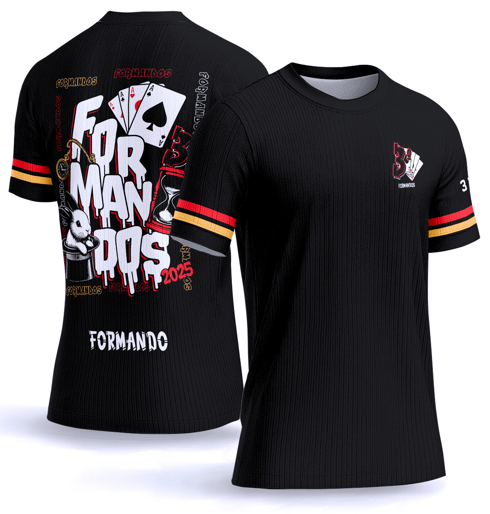 Arte vetor camisa Formandos Coelho na Cartola 0060