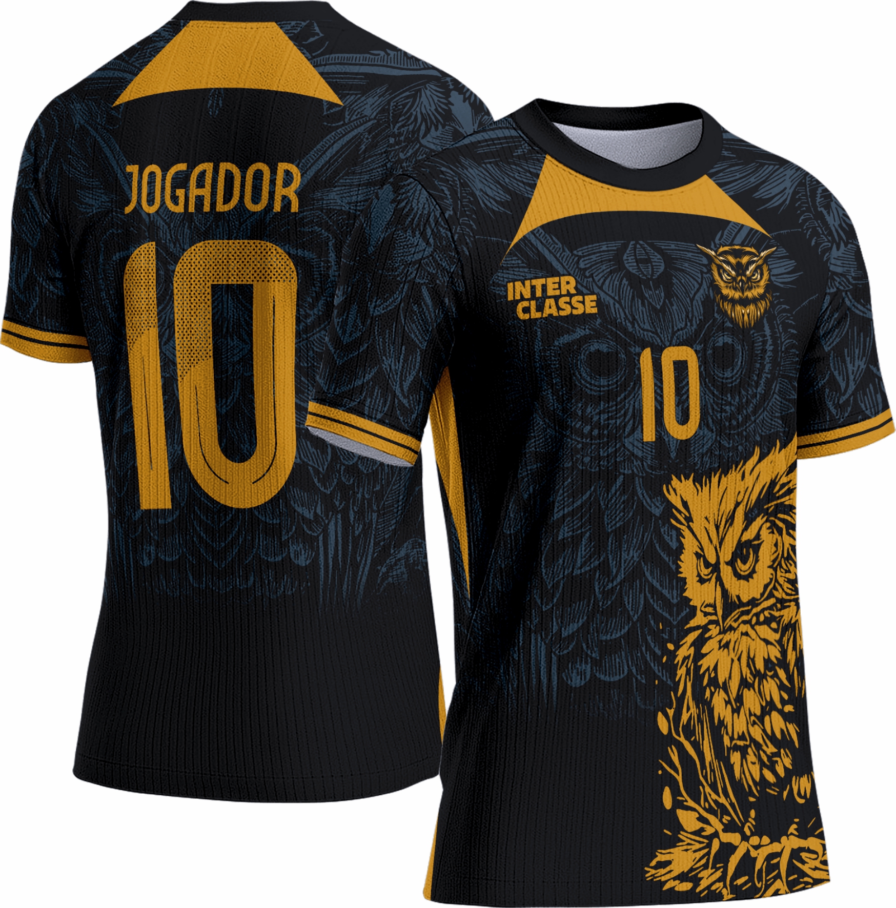 Arte vetor camisa Interclasse Coruja 0127