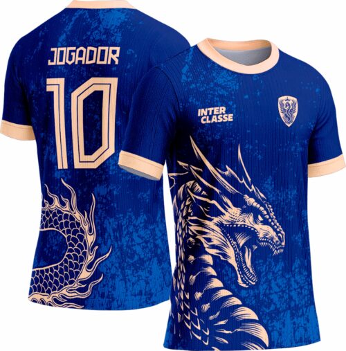 Arte vetor camisa Interclasse Dragão 0116
