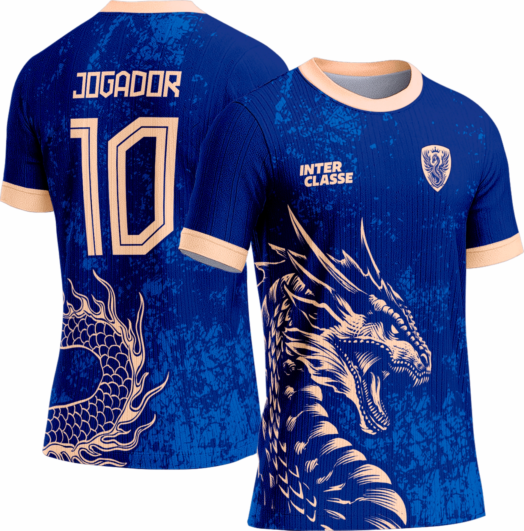 Arte vetor camisa Interclasse Dragão 0116