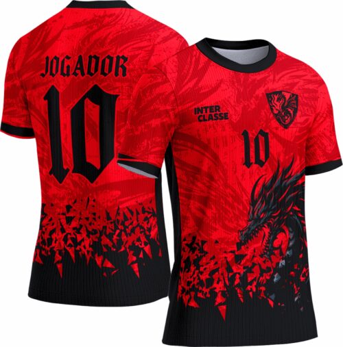 Arte vetor camisa Interclasse Dragão 0128