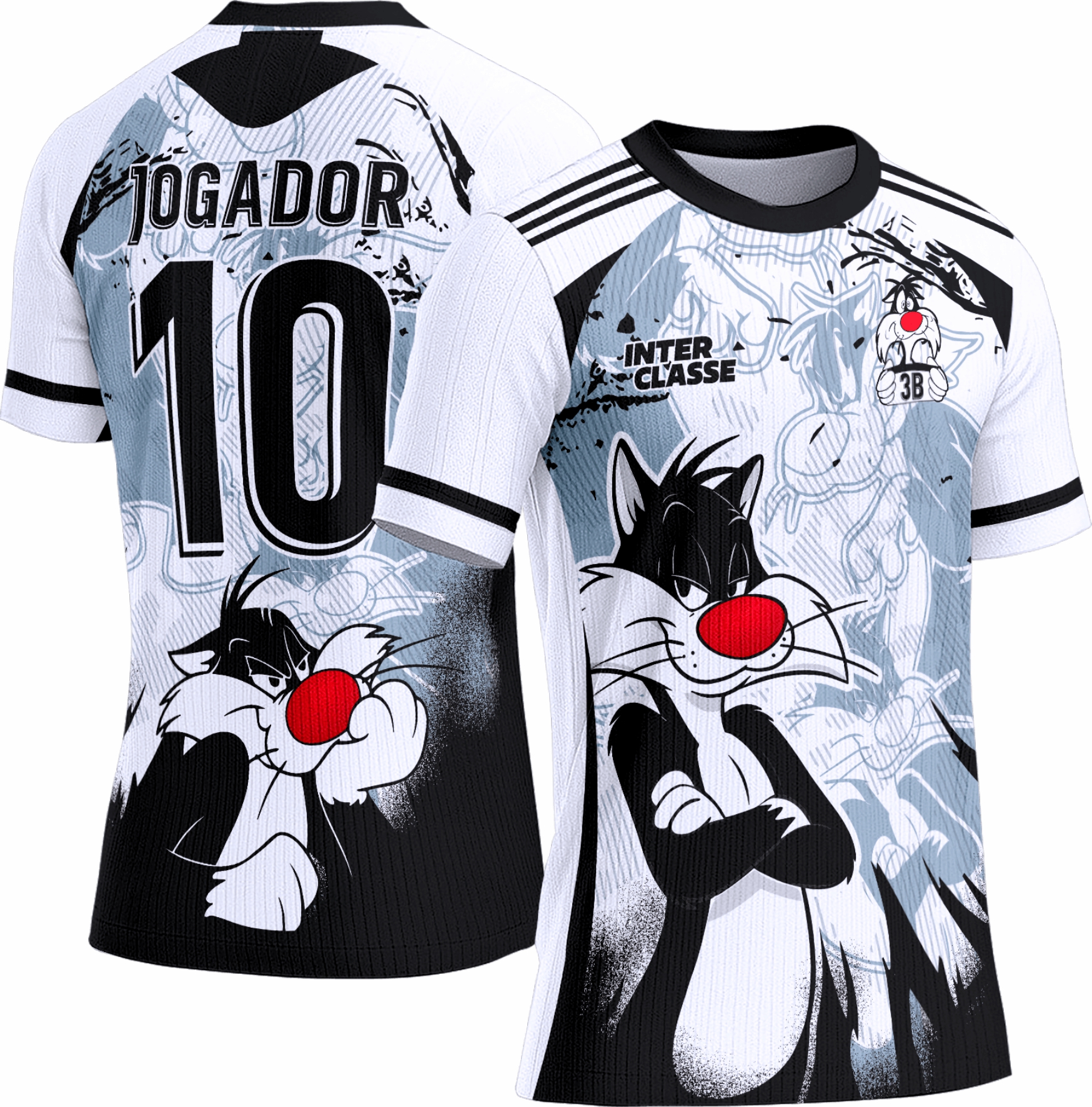 Arte vetor camisa Interclasse Frajola 0119