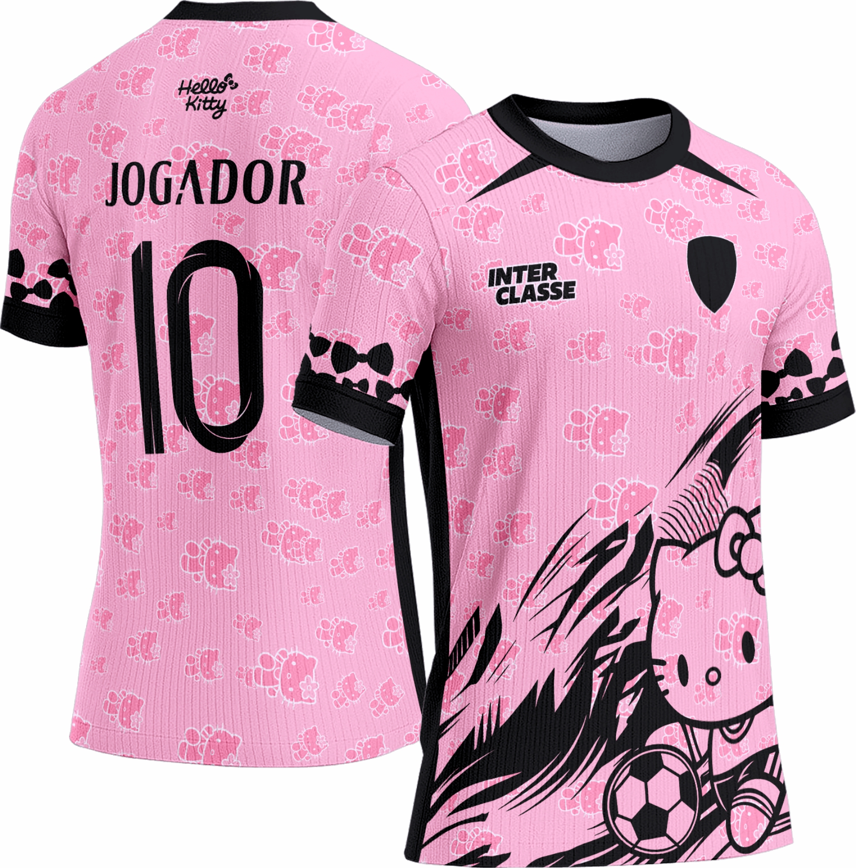 Arte Vetor Camisa Interclasse Hello Kitty 0092