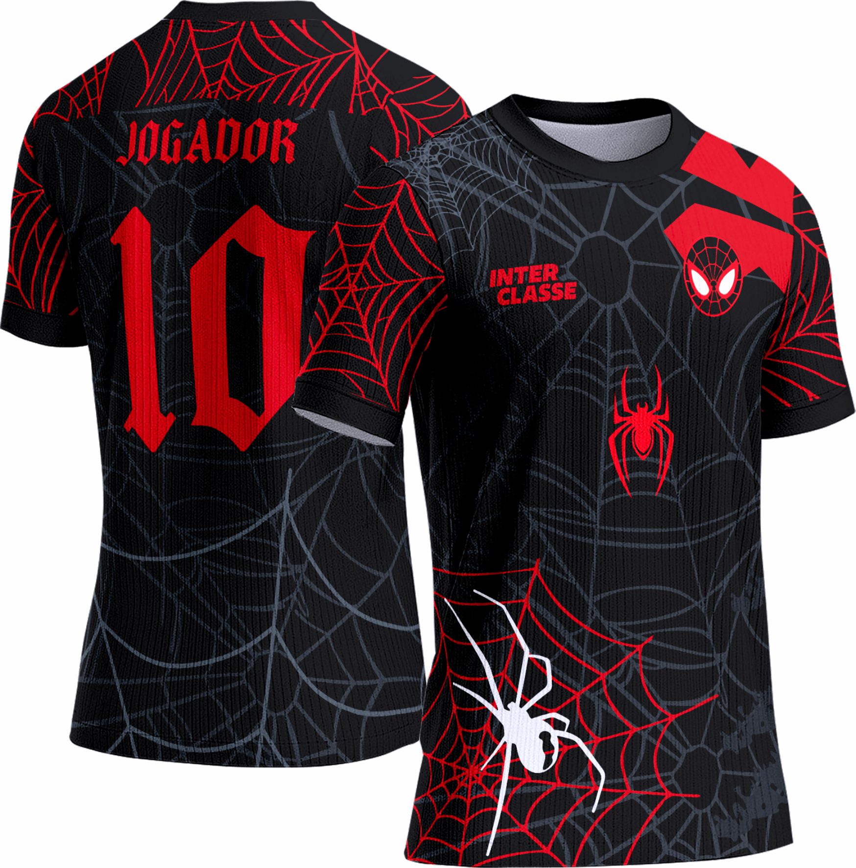 Arte Vetor Camisa Interclasse Homem Aranha 0104