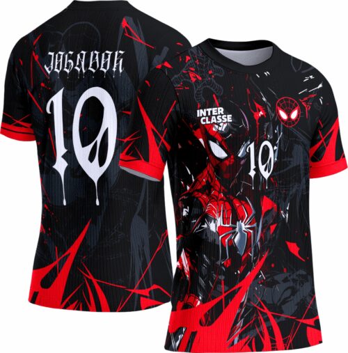 Arte Vetor Camisa Interclasse Homem Aranha 0138