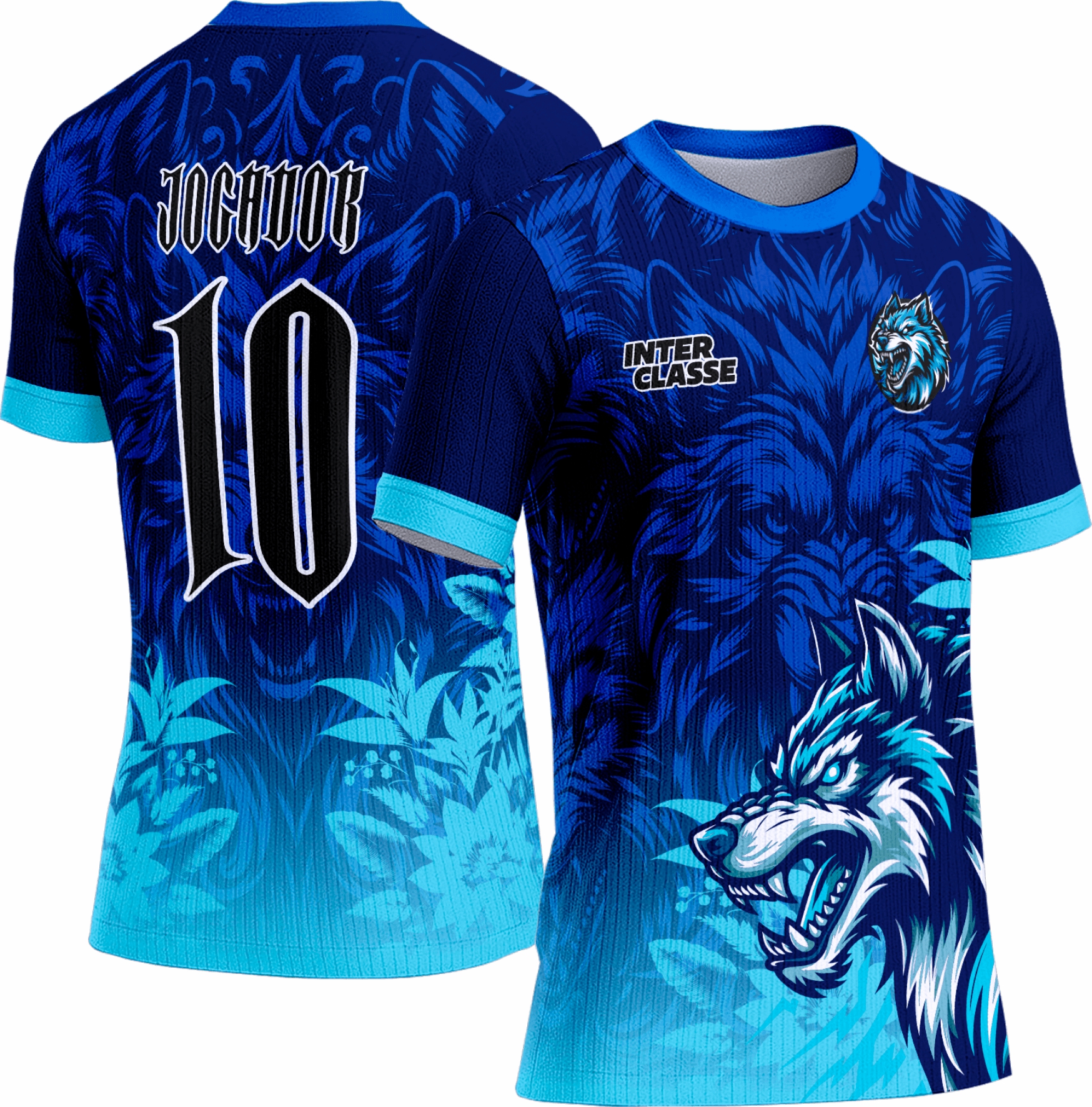 Arte Vetor Camisa Interclasse Lobo 0100