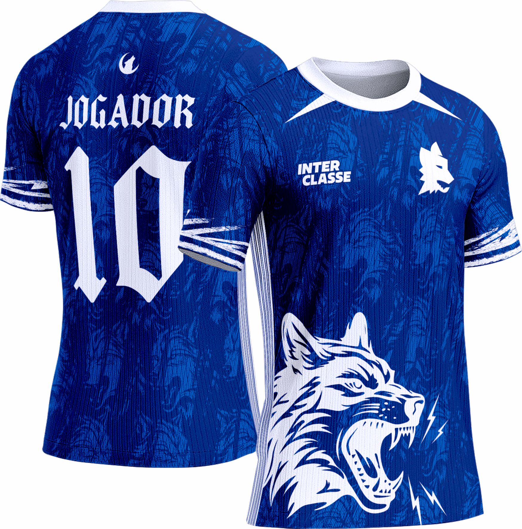 Arte Vetor Camisa Interclasse Lobo 0103
