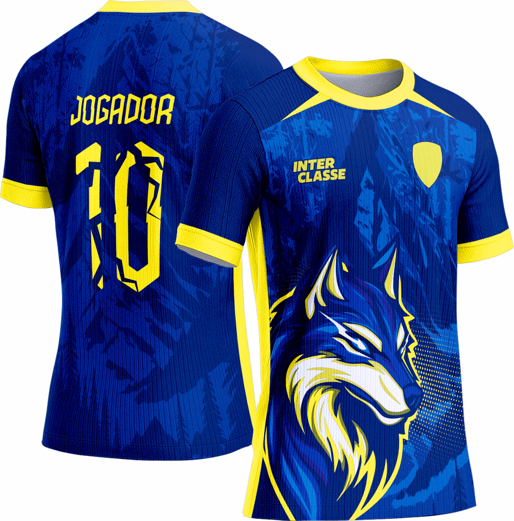 Arte Vetor Camisa Interclasse Lobo 0105