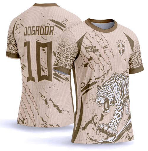 Arte Vetor Camisa Interclasse Onça 0107