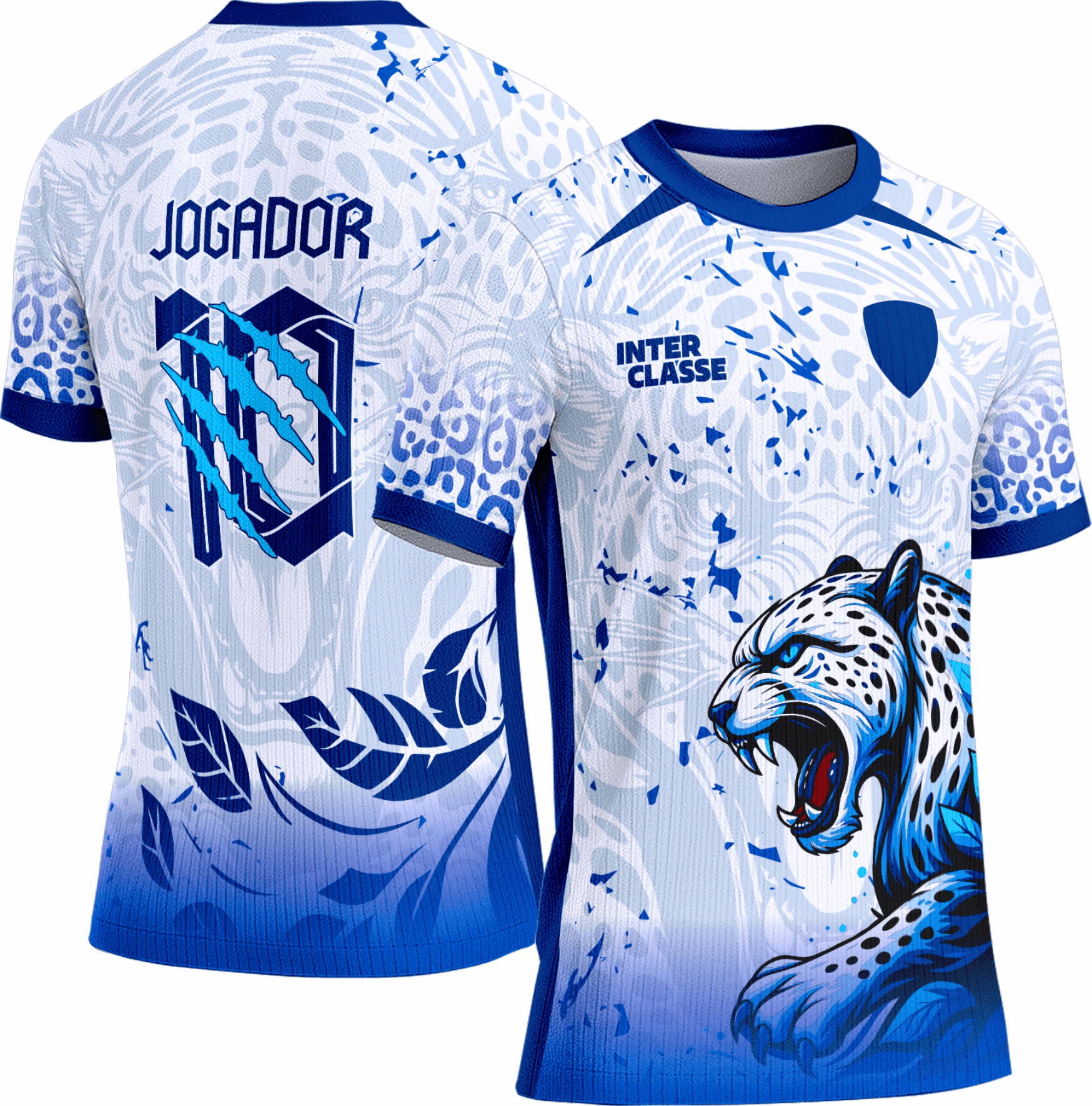 Arte Vetor Camisa Interclasse Onça 0140