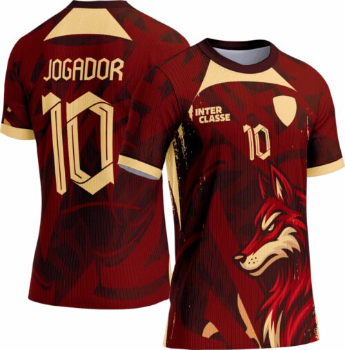 Arte vetor camisa Interclasse Raposa 0126