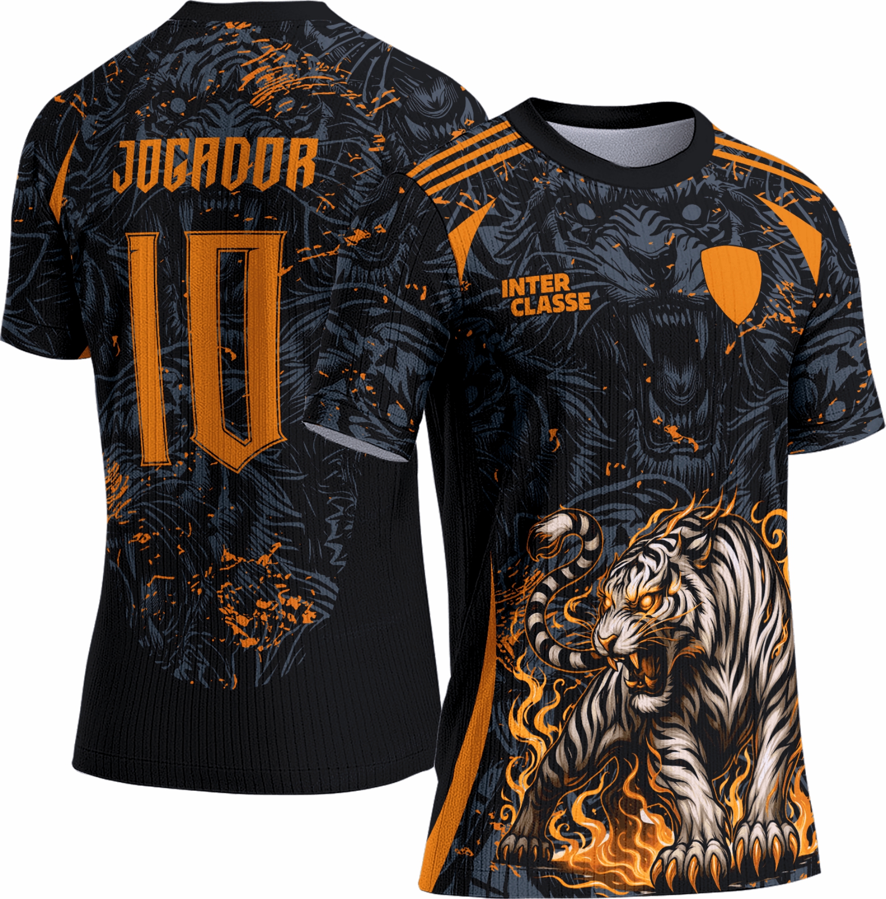 Arte vetor camisa Interclasse Tigre 0144