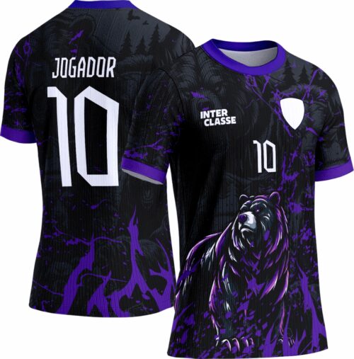 Arte vetor camisa Interclasse Urso 0123