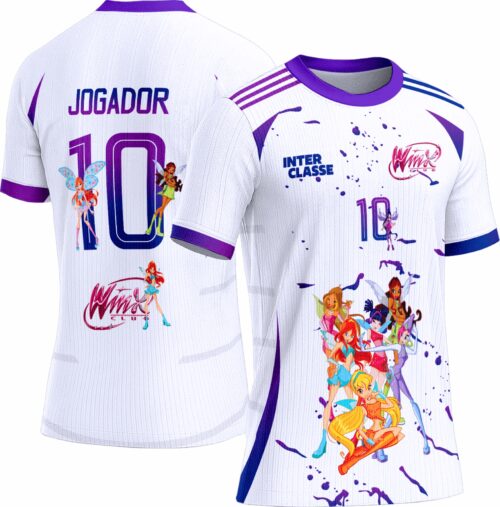 Arte vetor camisa Interclasse Winx 0135