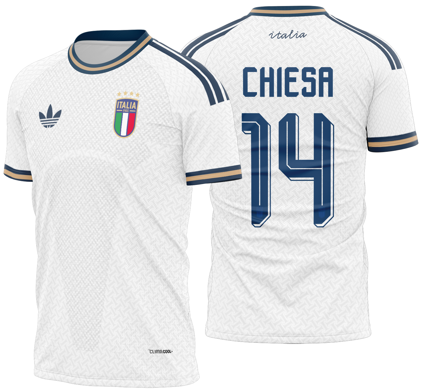 Arte vetor camisa Itália Visita 2026