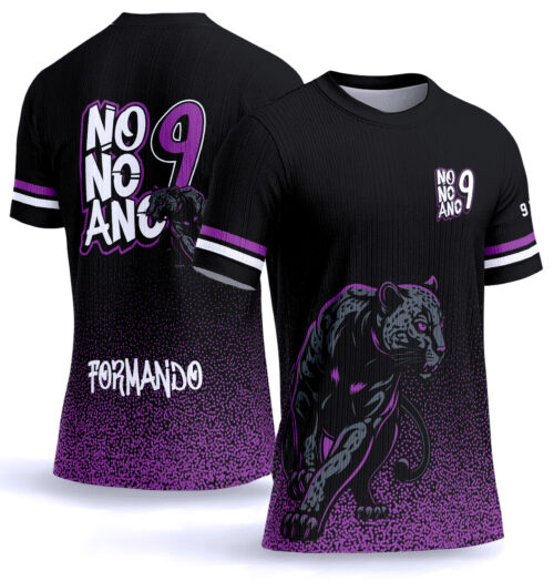 Arte Vetor Camisa Nono Ano Pantera 0065