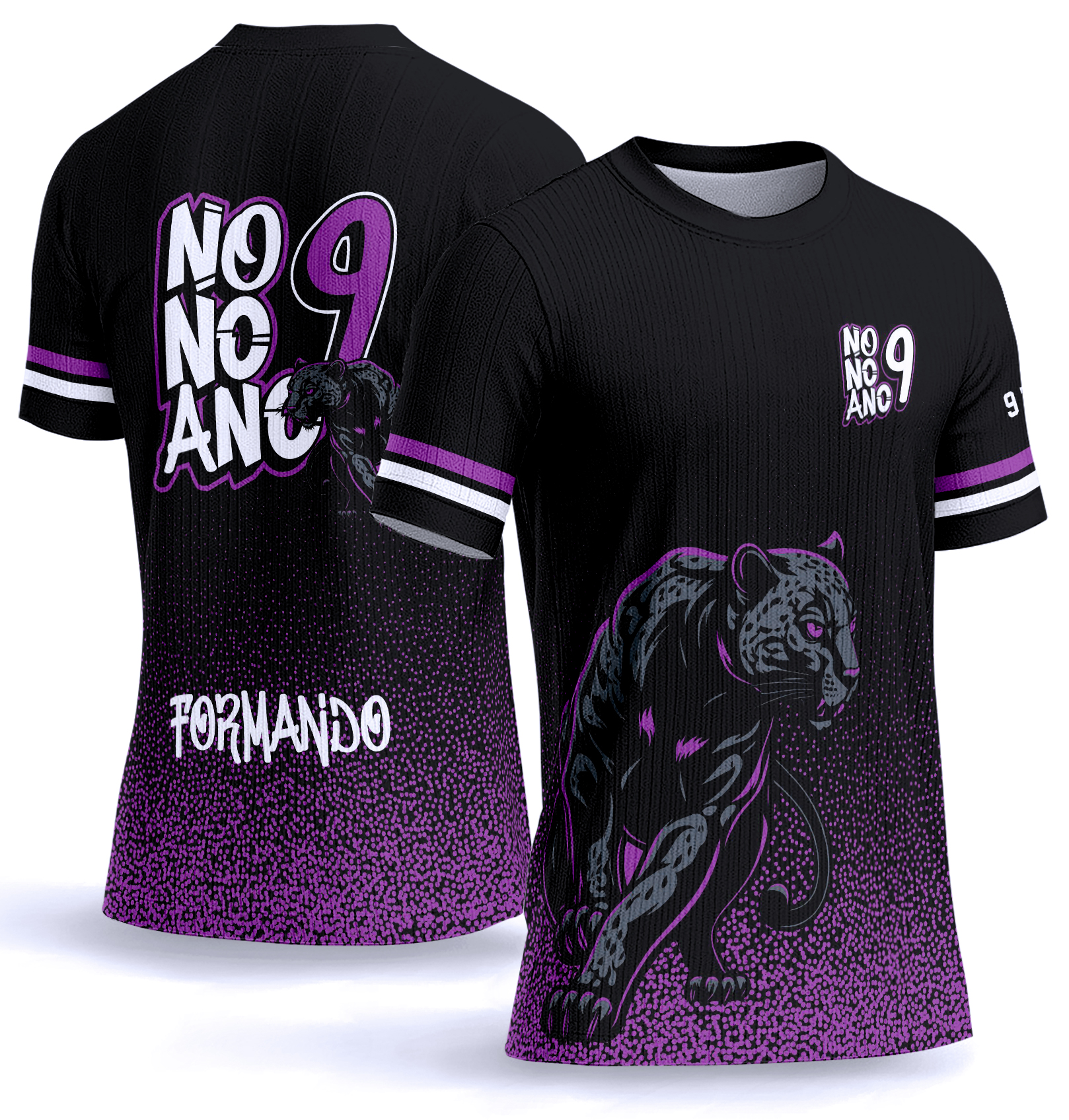 Arte Vetor Camisa Nono Ano Pantera 0065