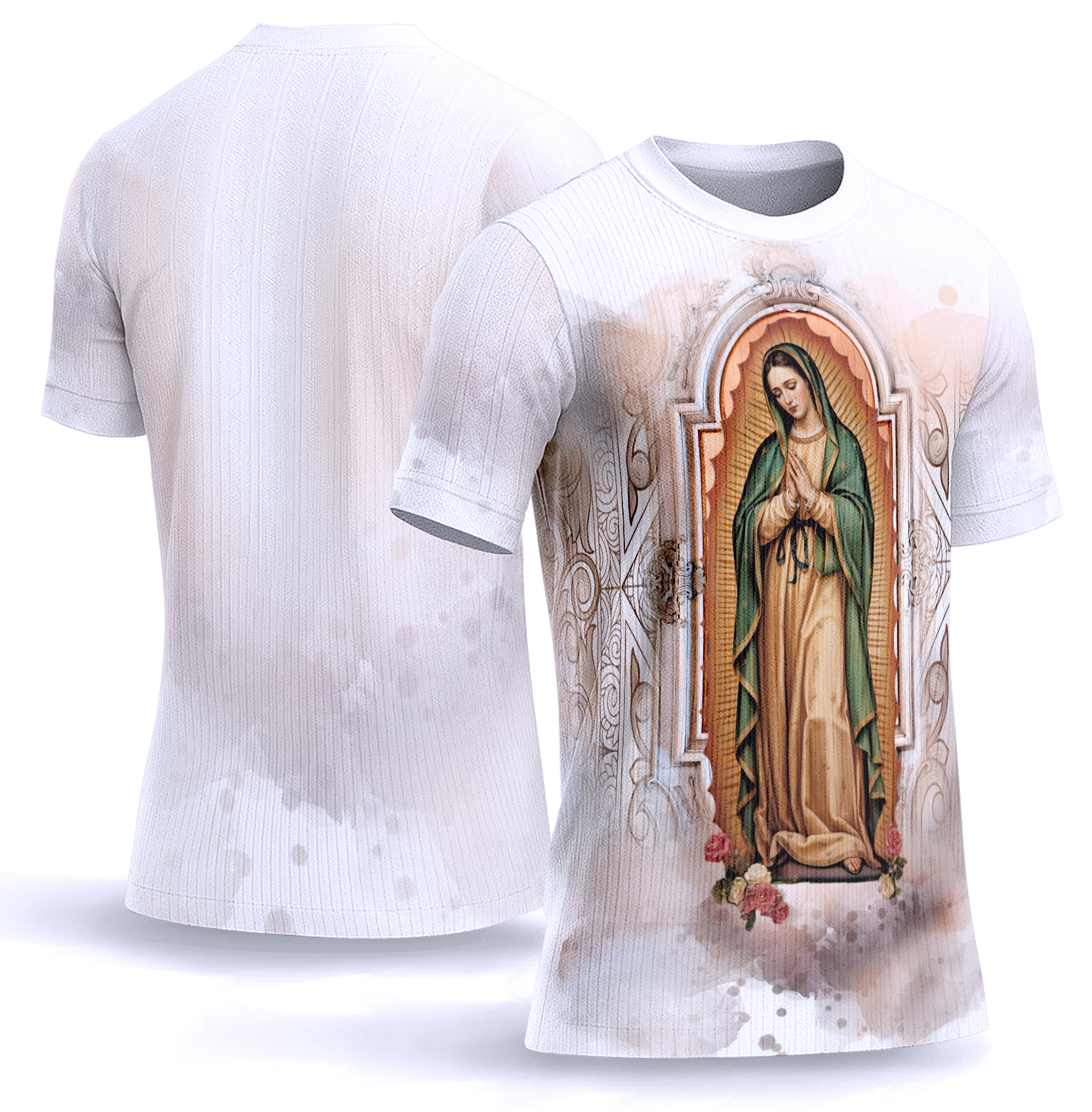 Arte vetor camisa Nossa Senhora de Guadalupe 010