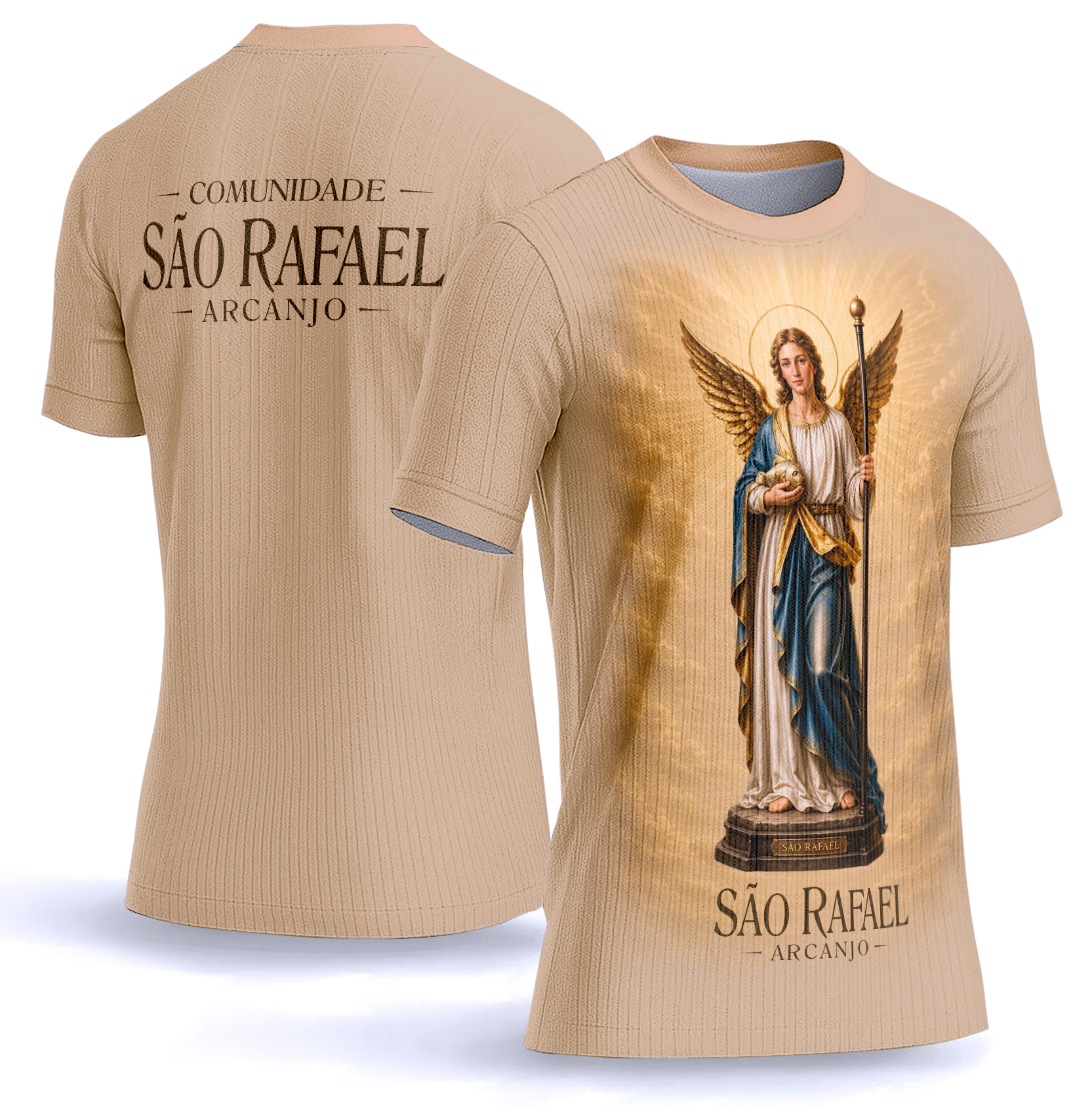 Arte estampa camisa São Miguel Arcanjo 0016