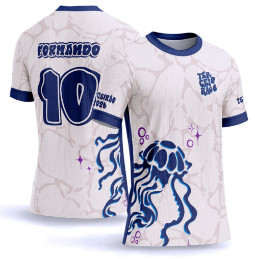 Arte vetor camisa Terceirão Agua Viva 0046