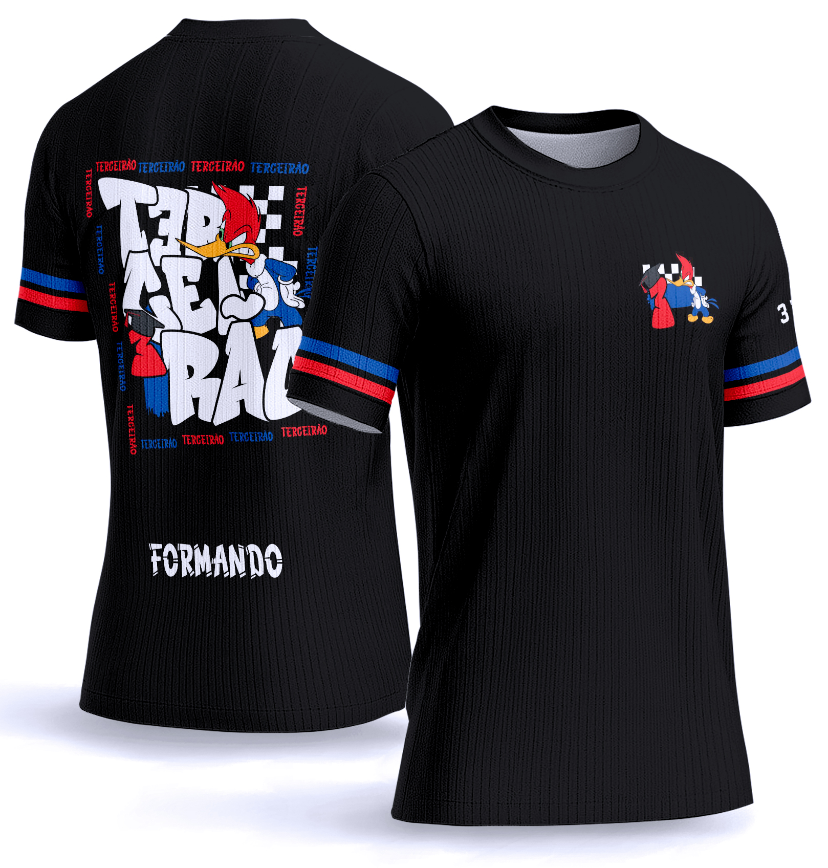 Arte vetor camisa Terceirão Pica-Pau 0050