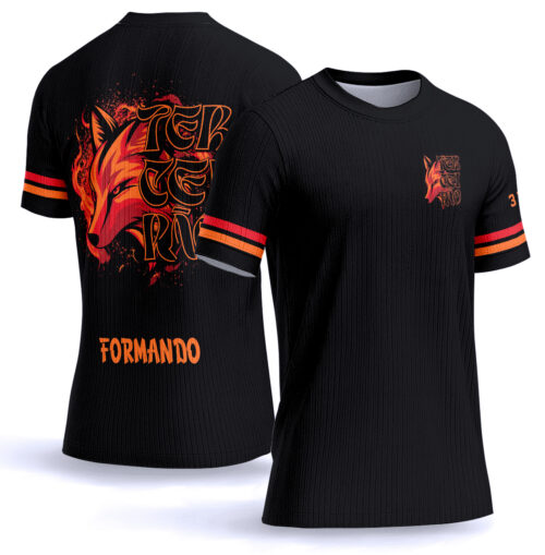 Arte vetor camisa Terceirão Raposa 0036
