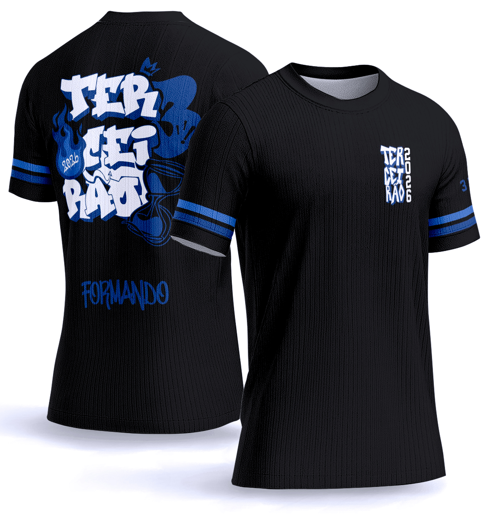 Arte vetor camisa Terceirão ampulheta 0033