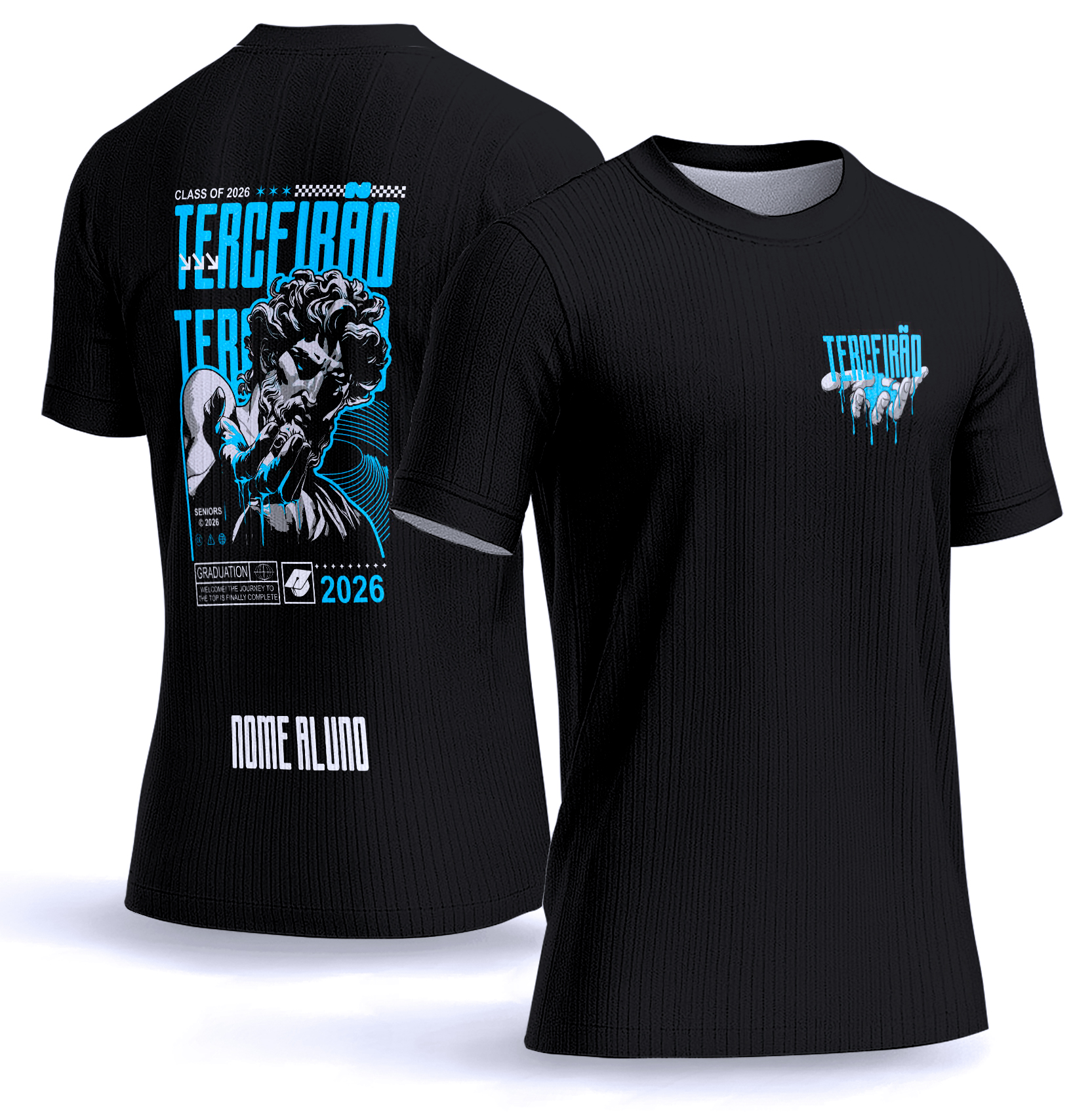 Arte vetor camisa Terceirão estatua 0059