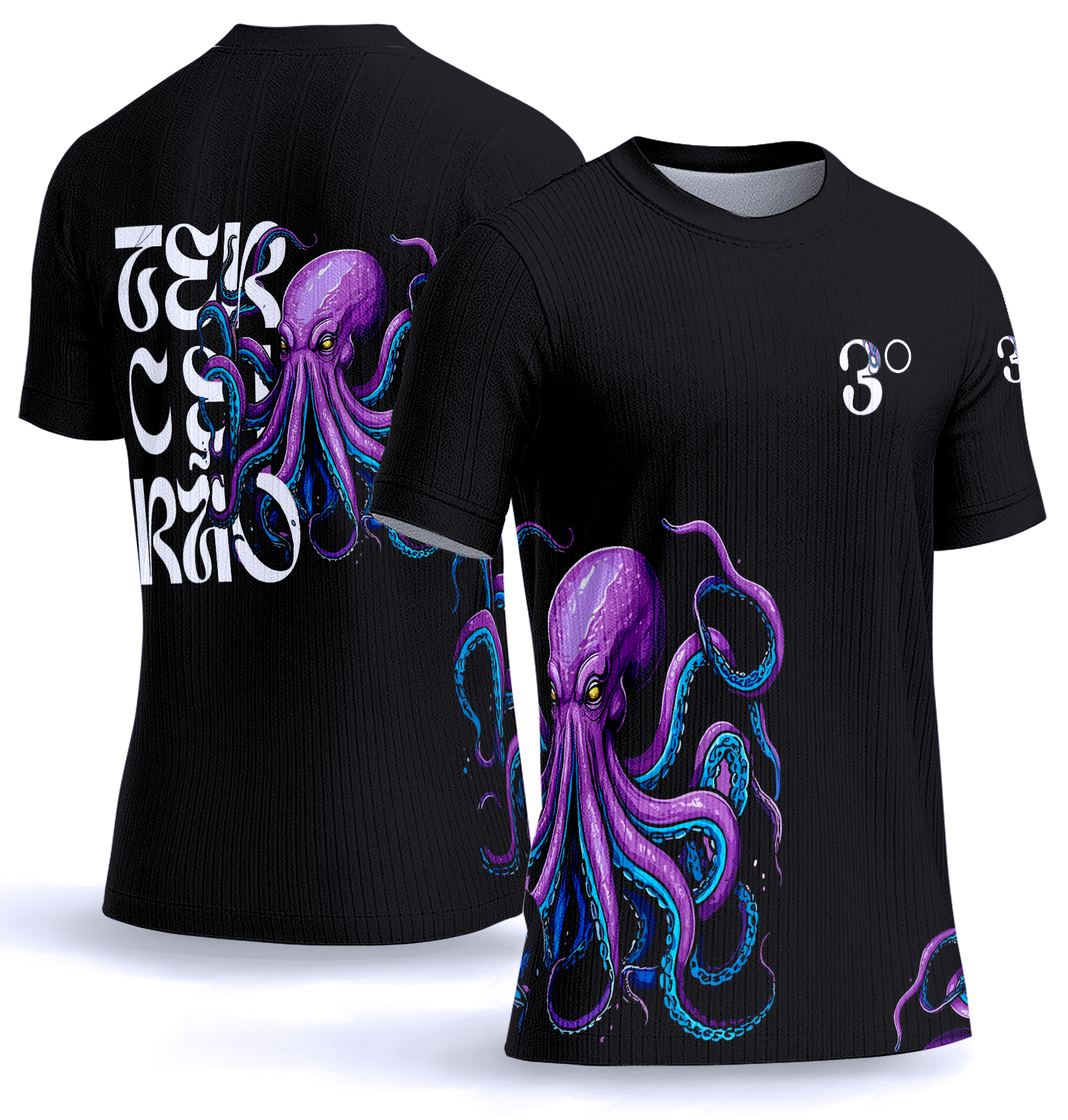 Arte vetor camisa Terceirão polvo 0056