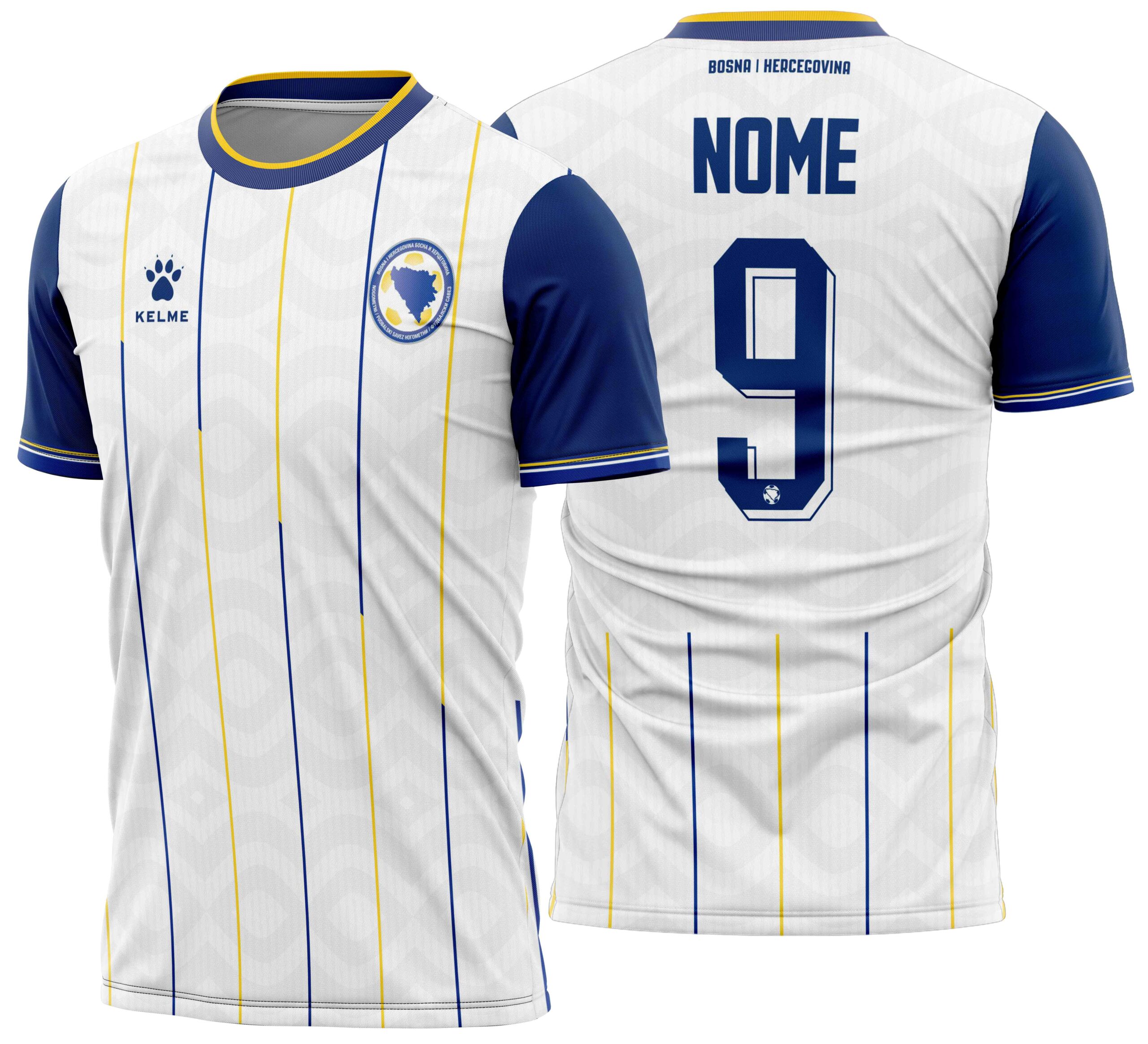 Arte vetor camisa Bosnia Y Herzegovina Away 2026