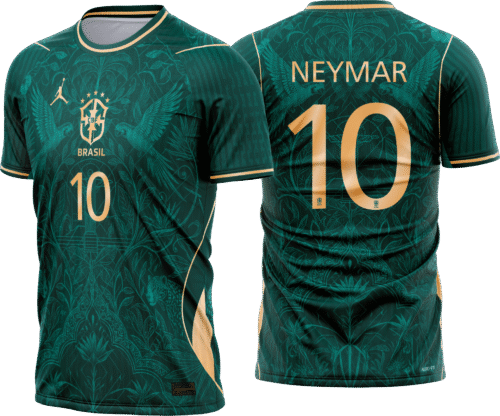 Arte Vetor Camisa Brasil Conceito Verde 2026