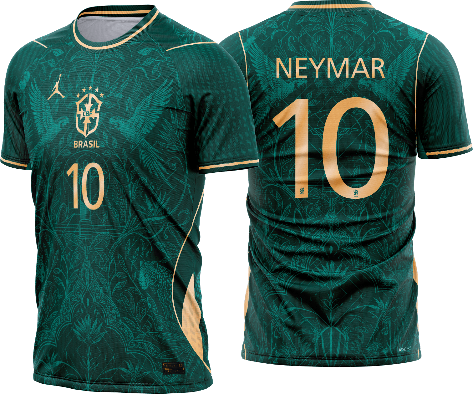 Arte Vetor Camisa Brasil Conceito Verde 2026