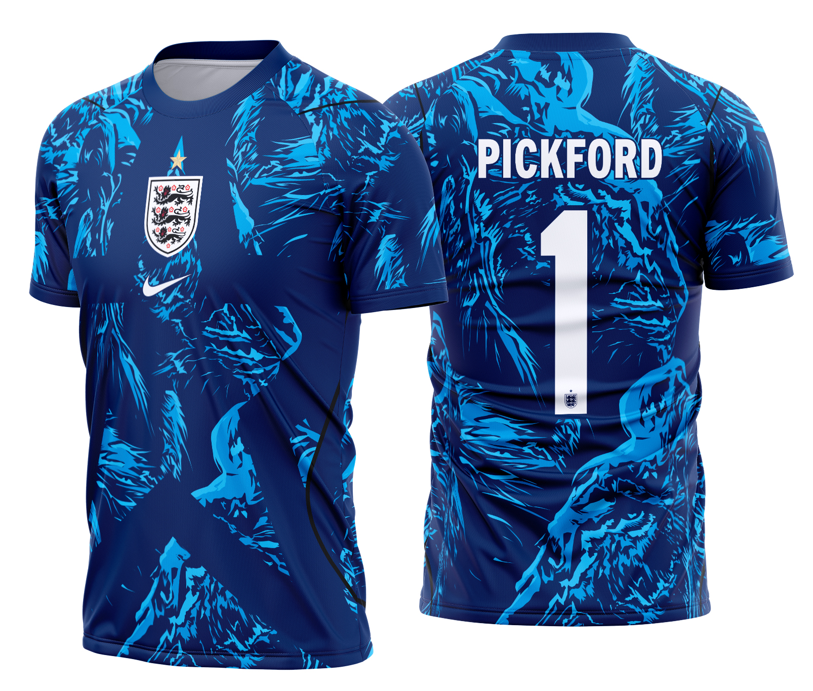 Arte Vetor Camisa Inglaterra Goleiro 2026