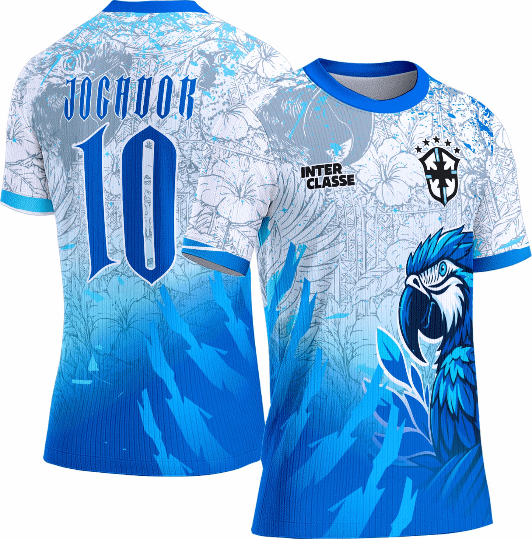 Arte vetor camisa Interclasse Arara 0151