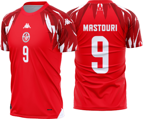 Arte vetor camisa Tunísia Reserva 2026-28