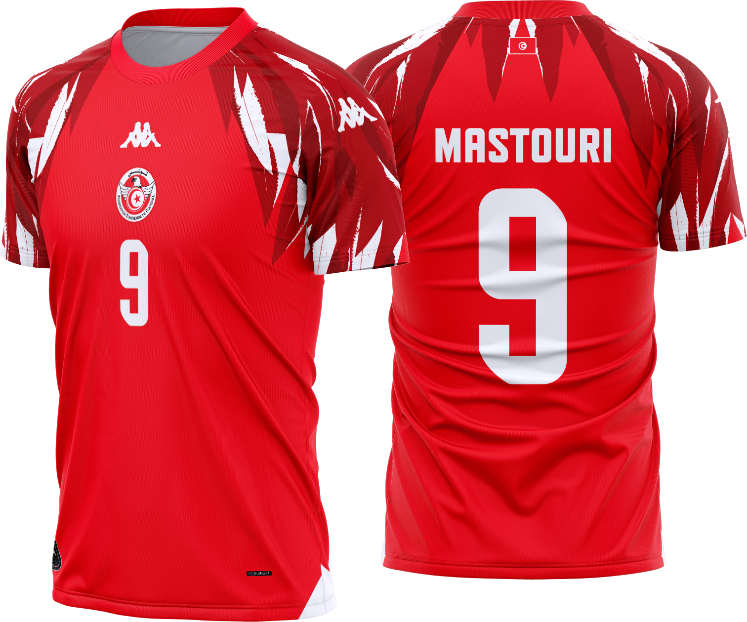 Arte vetor camisa Tunísia Reserva 2026-28