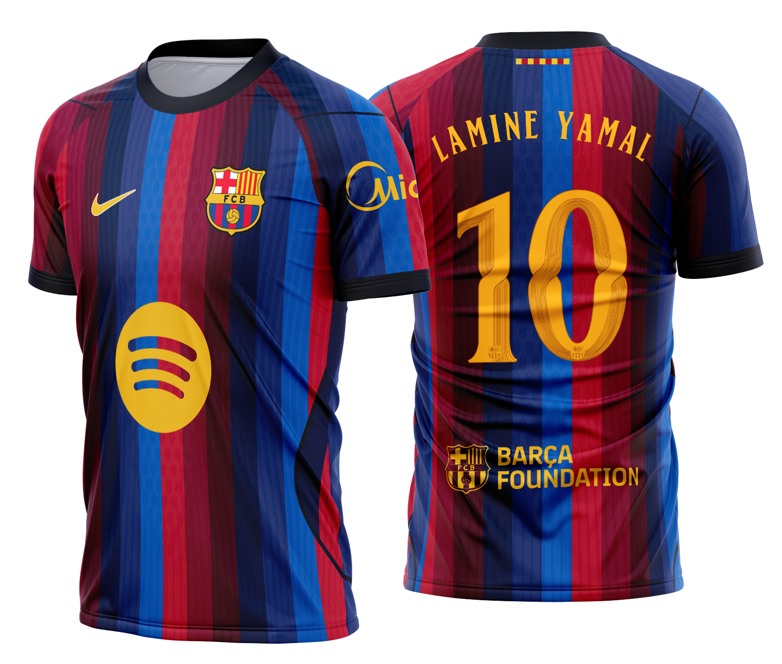 Arte Vetor Camisa Barcelona FC Home 2026-2027