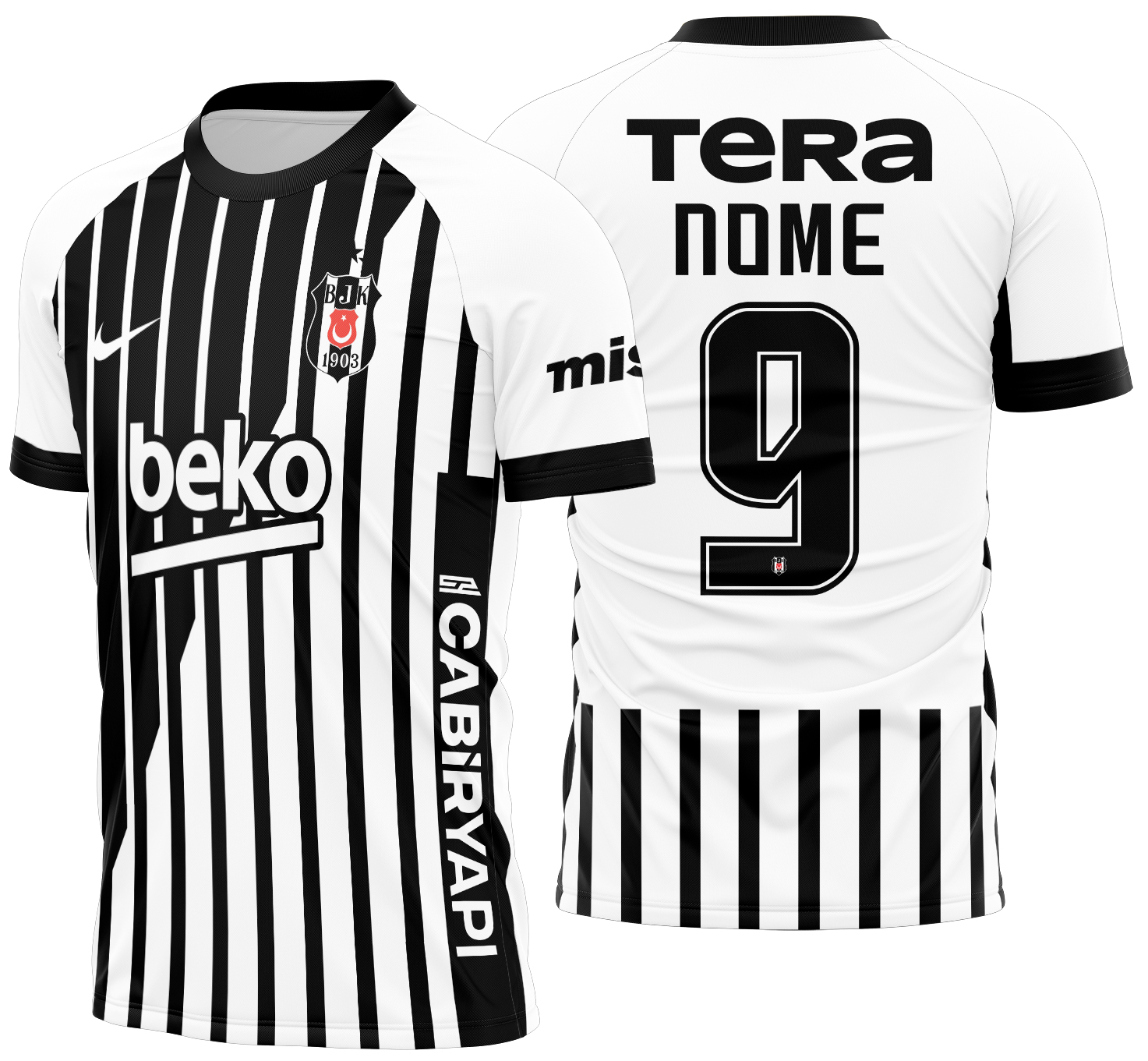 Arte Vetor Camisa Beşiktaş Away 2026-2027