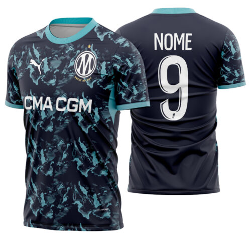 Arte Vetor Camisa Olympique Marseille Away 2026-2027