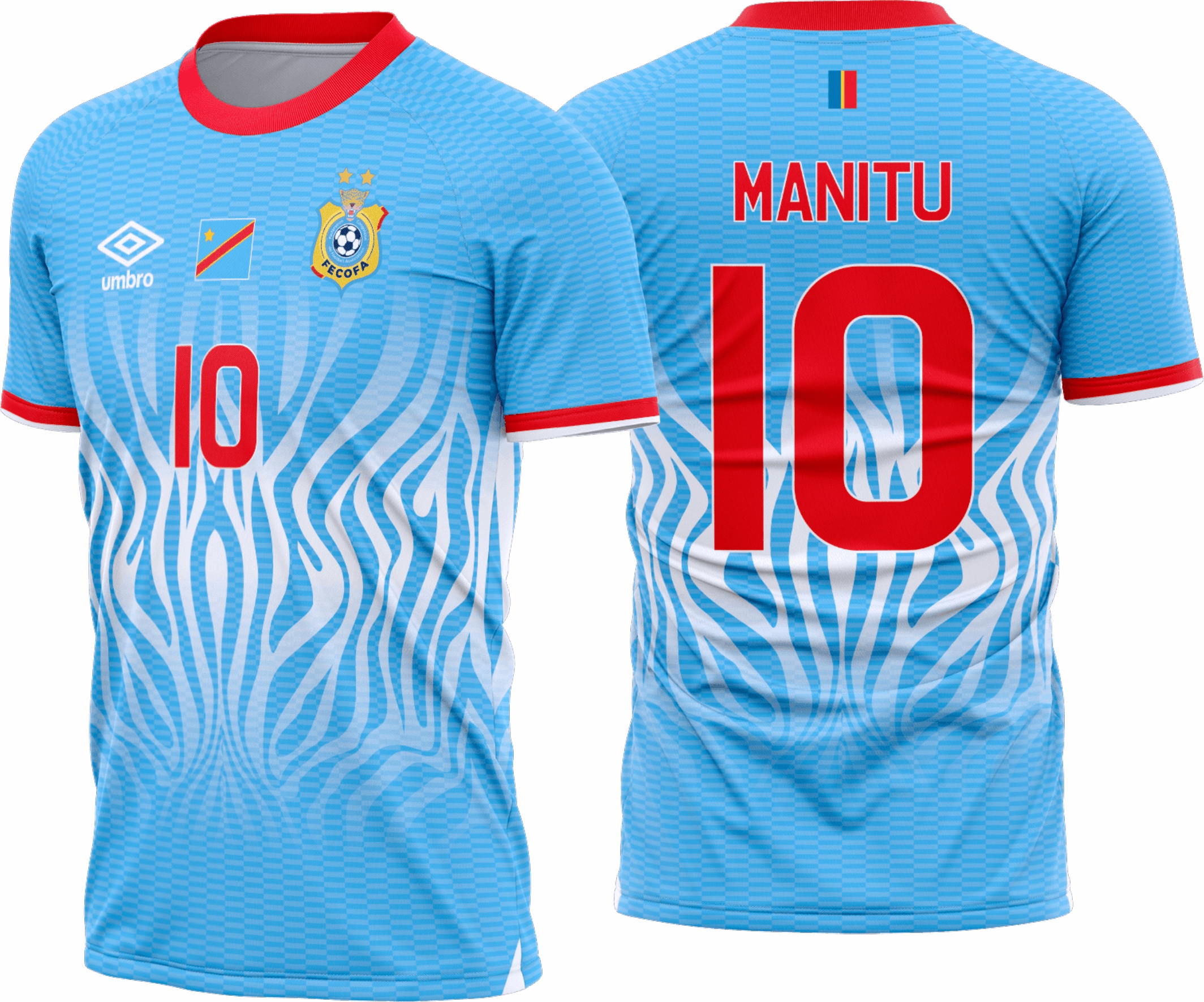 Arte vetor camisa RD Congo Titular 2026-28