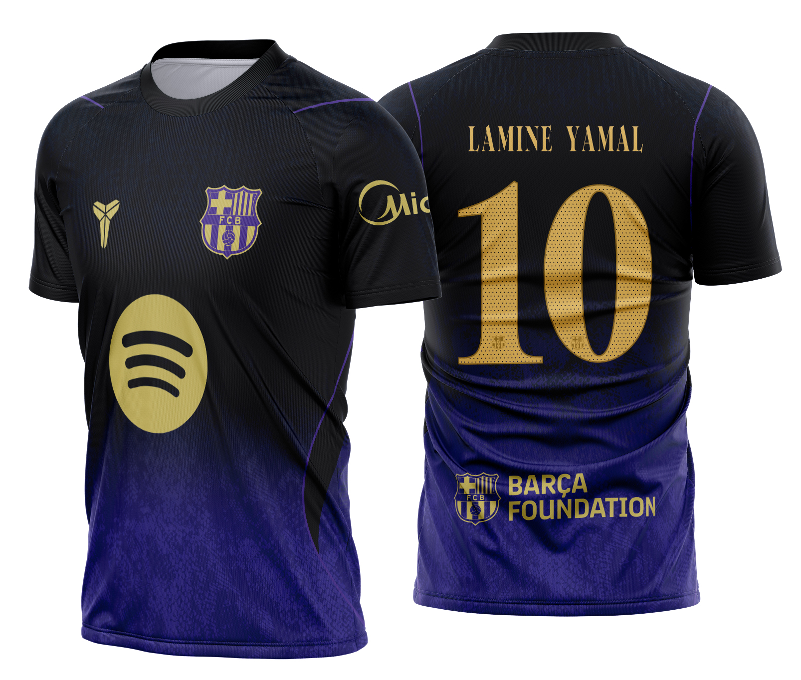 Arte Vetor Camisa Barcelona Away 2026-2027