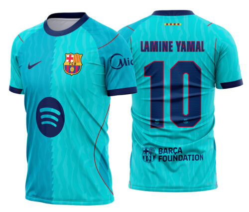 Arte Vetor Camisa Barcelona Third 2026-2027