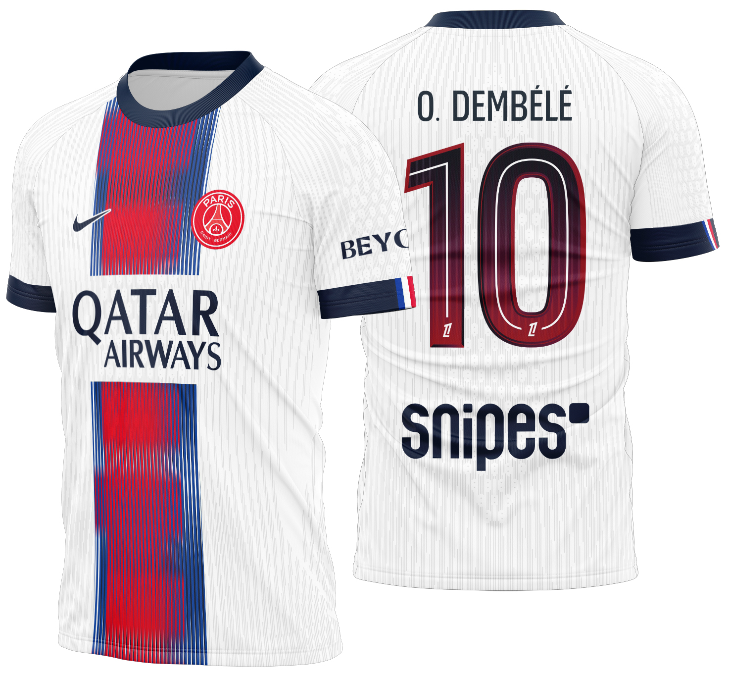 Arte Vetor Camisa Psg Away 2026-2027