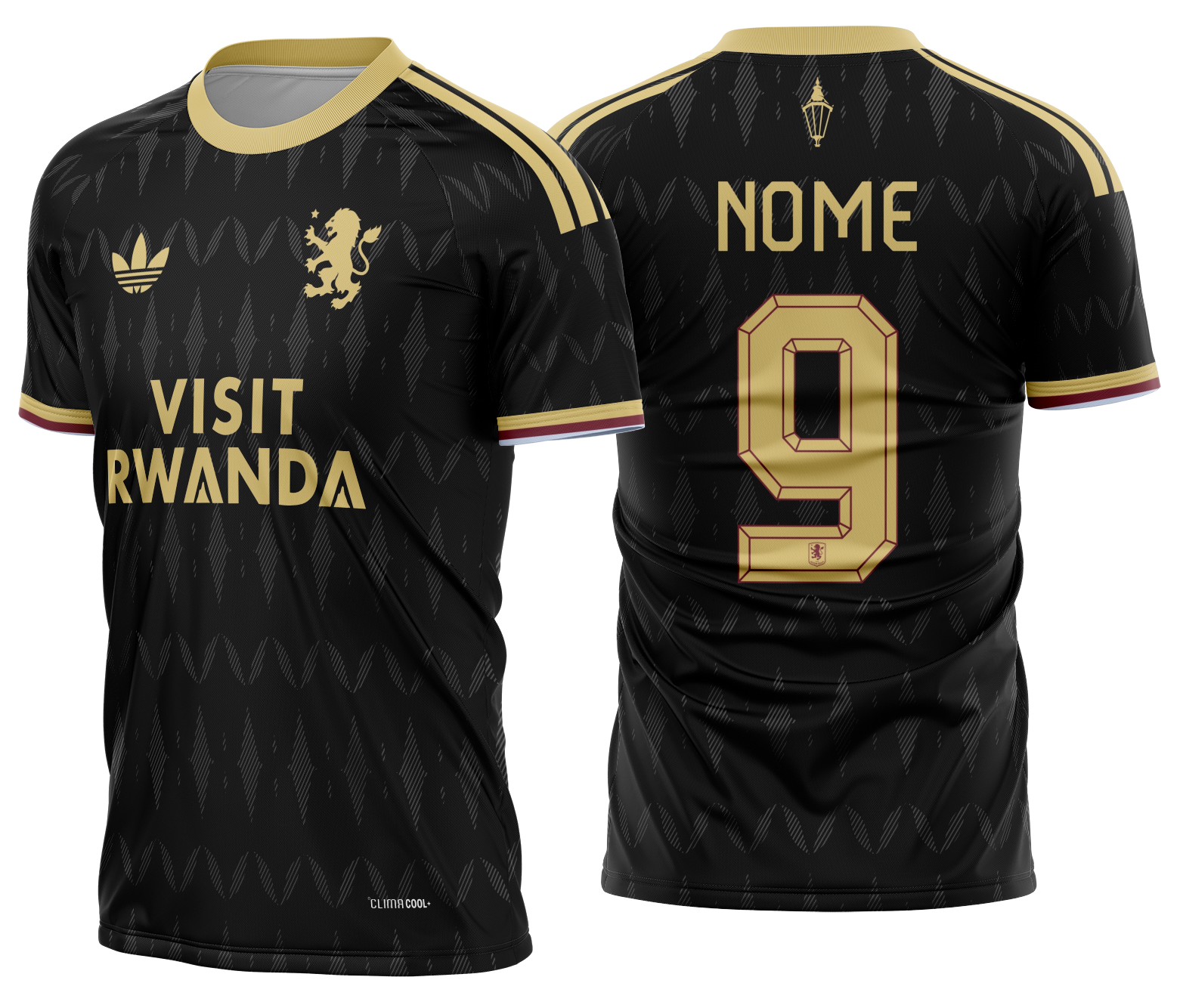 Arte Vetor Camisa Aston Villa Away 2026-2027