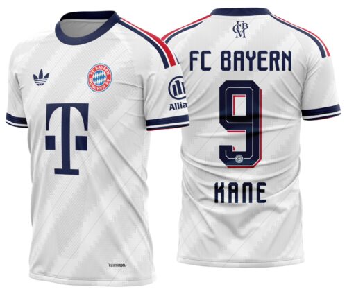 Arte Vetor Camisa Bayern München visita 2026-2027
