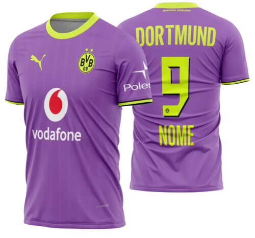 Arte Vetor Camisa Borussia Dortmund Terceira 2026-2027