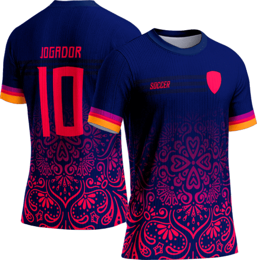 Arte Vetor Camisa Interclasse 004 Floral