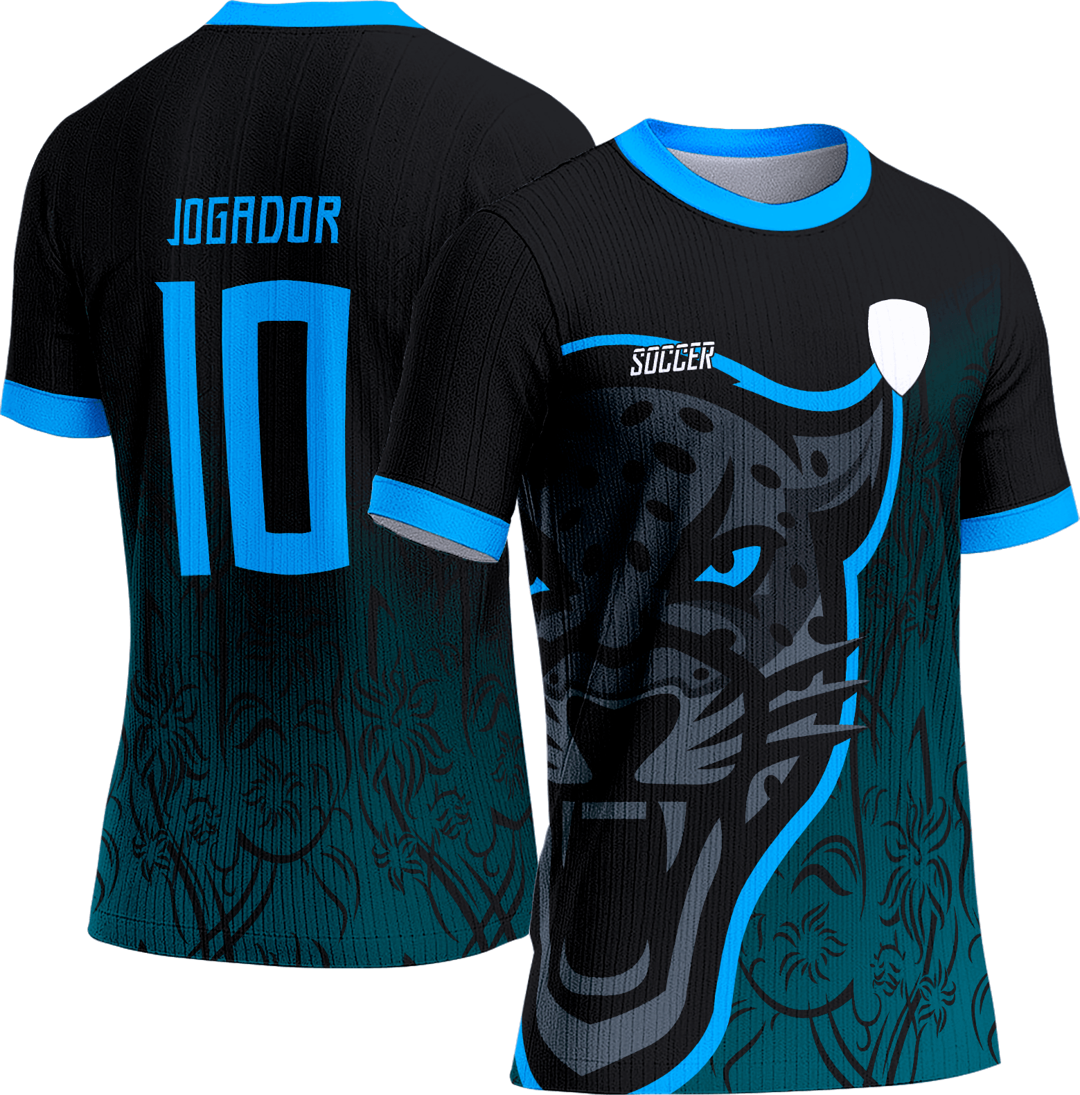 Arte Vetor Camisa Interclasse 042 Onça