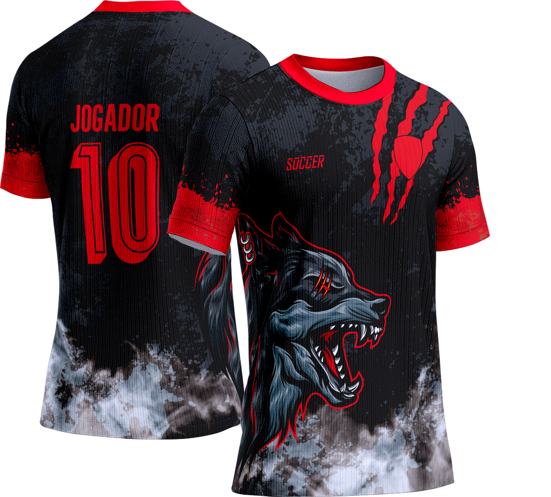 Arte Vetor Camisa Interclasse 081 Lobo